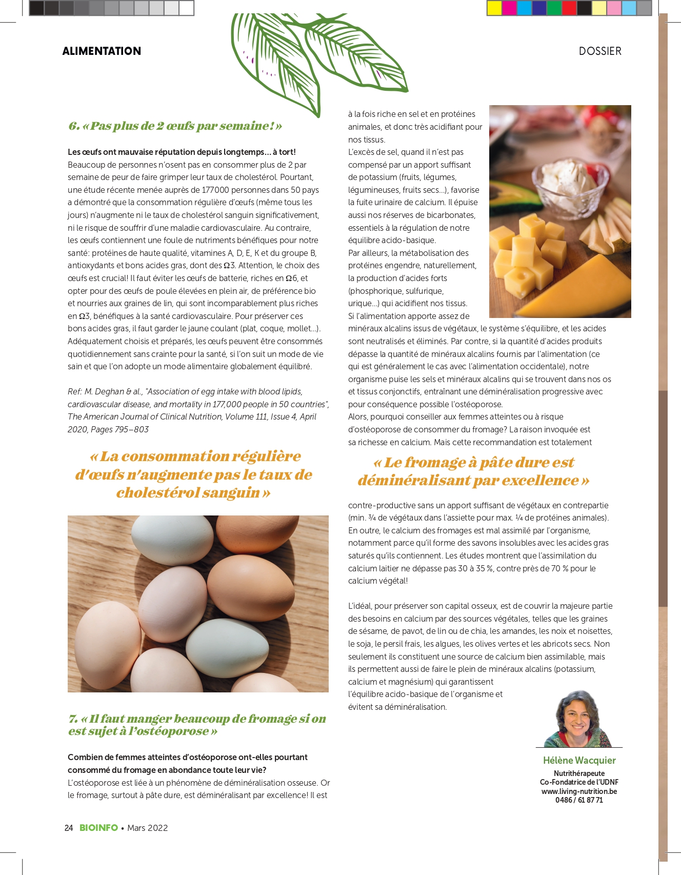 Les bienfaits des œufs - Société gastro-intestinale